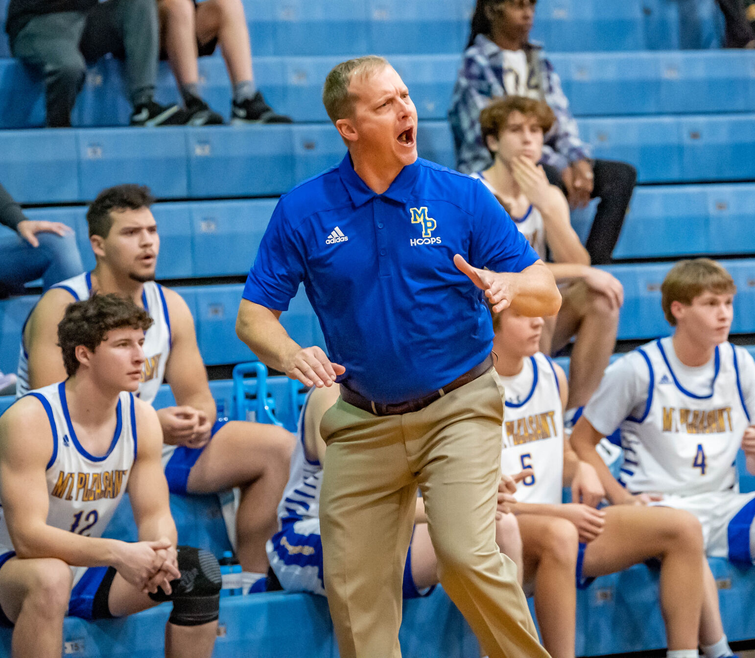 The Vikings rolled past the Tigers 103-61 to remain undefeated.